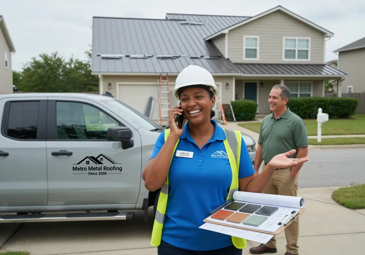 Storm Damage Metal Roof Repair in New Bedford, PA